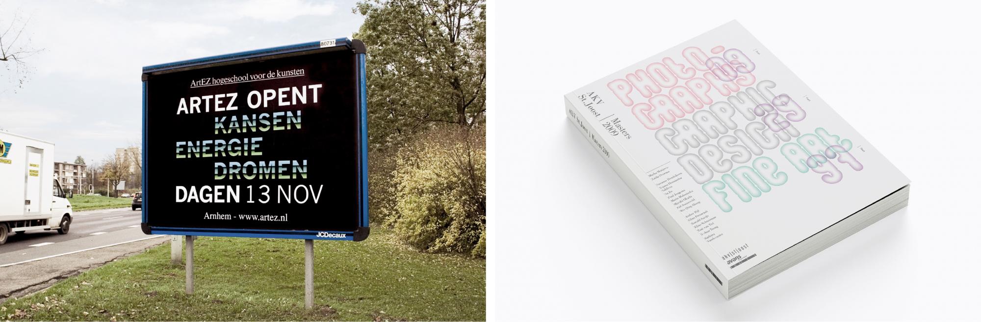 ArtEZ hogeschool voor de kunsten – campagne / AKV St. Joost – catalogus