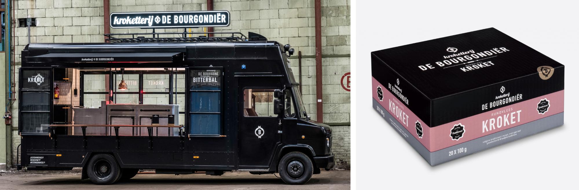 Kroketterij De Bourgondiër (Van Geloven) – visuele identiteit en merkactivatie