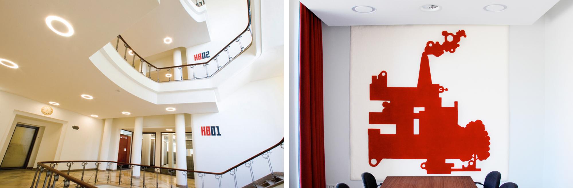 Schipper Bosch, gebouw HB (IPKW) – visuele identiteit en signing